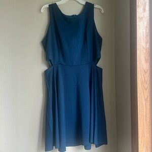 Blue Cutout Dress
